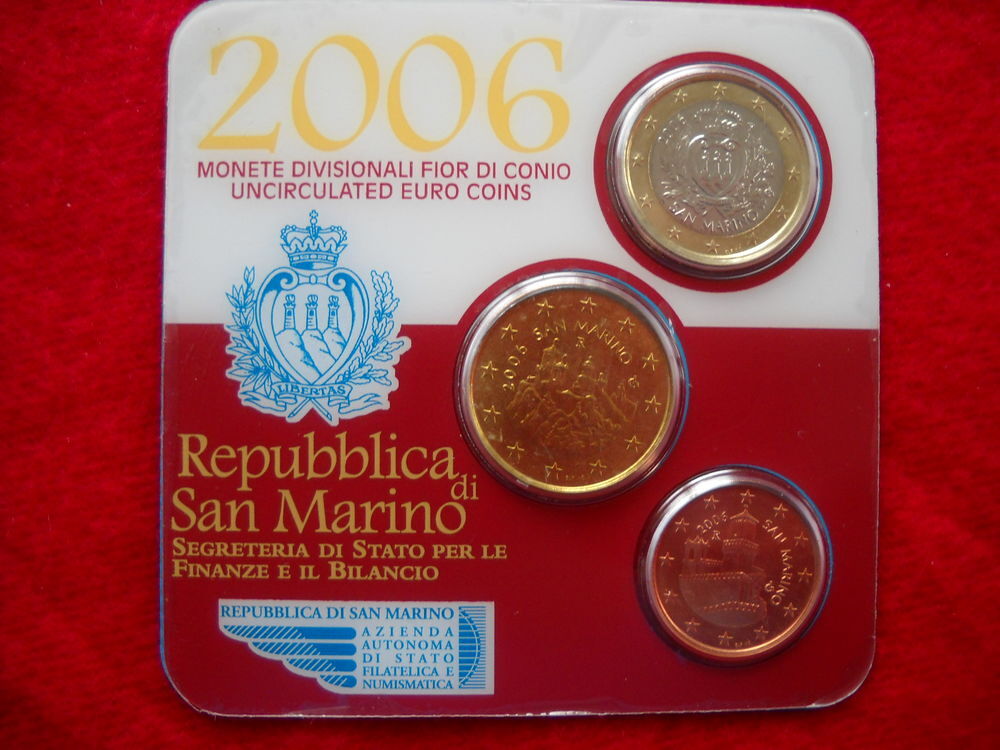 Monnaie pi&egrave;ces Euros : SAN MARINO / 2006
17 € 