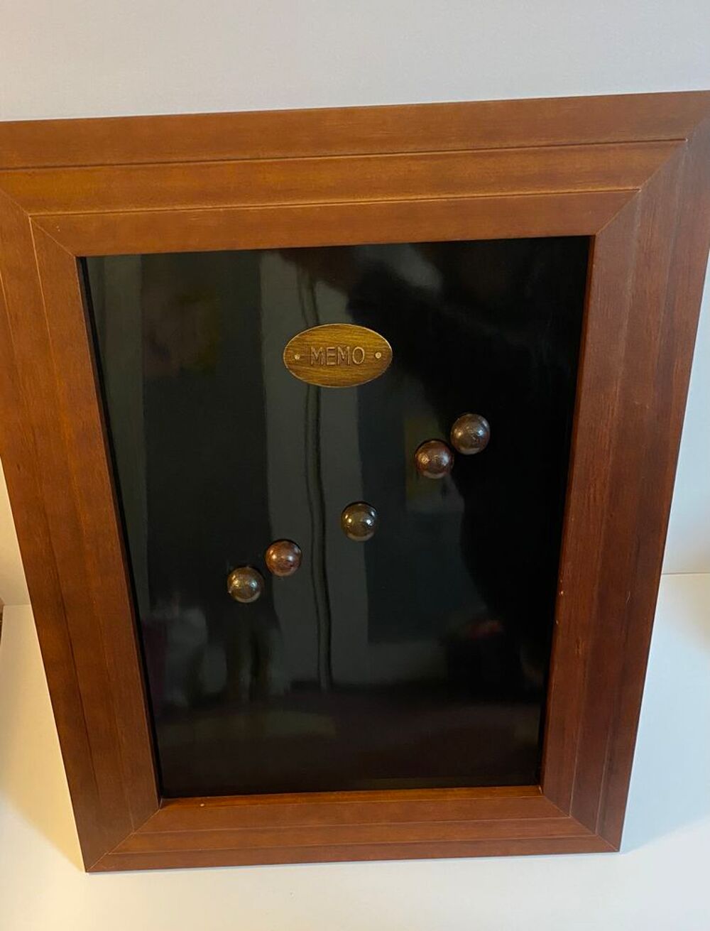 Cadre photo magn&eacute;tique en bois 51,6 cm x 41 cm Décoration