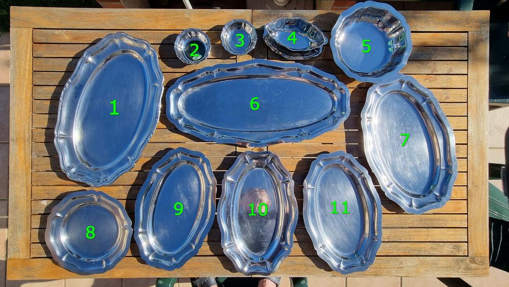 
PLATS EN INOX DIFF&Eacute;RENTES TAILLES Cuisine
