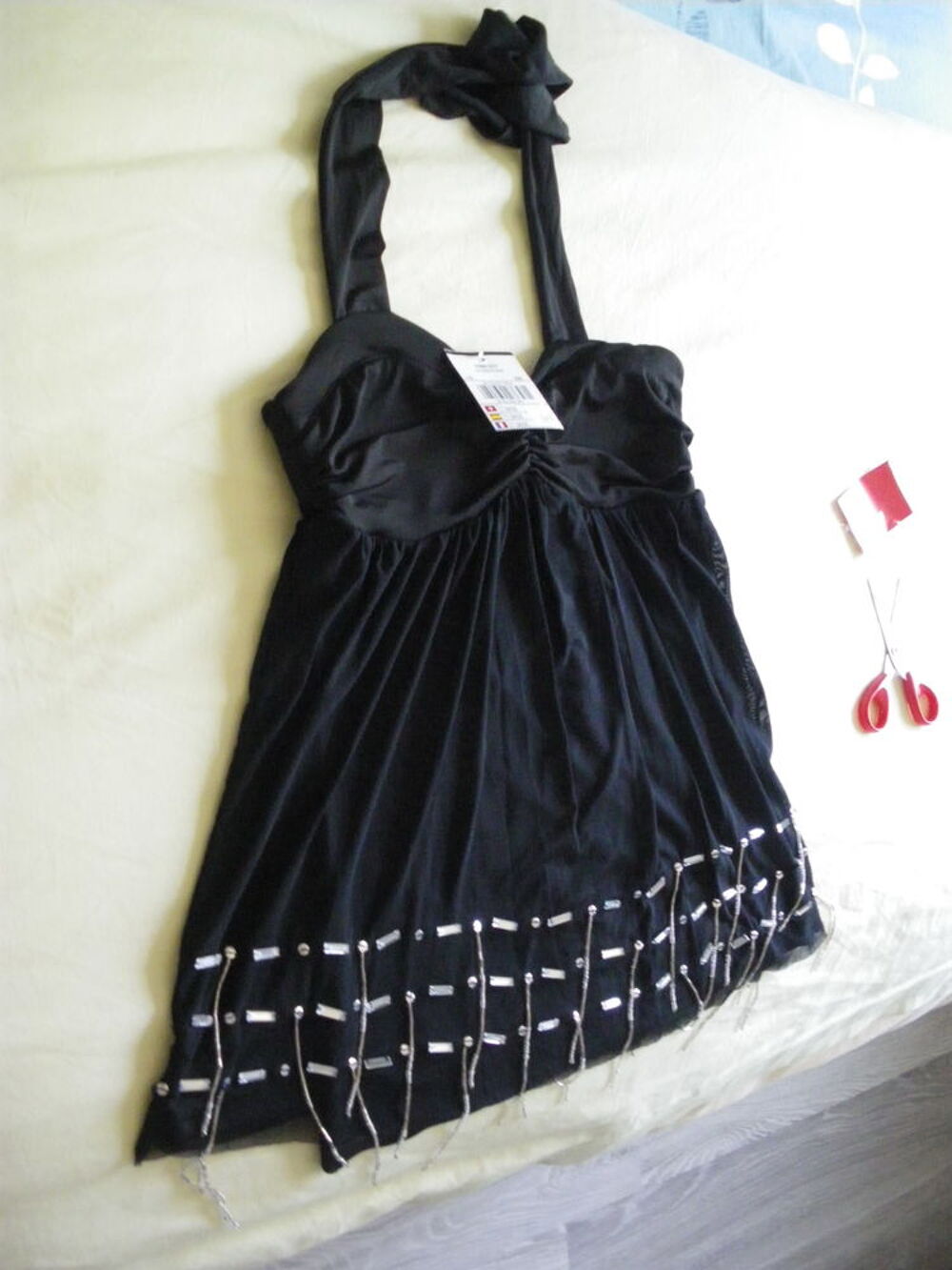 Haut festif noir Vêtements