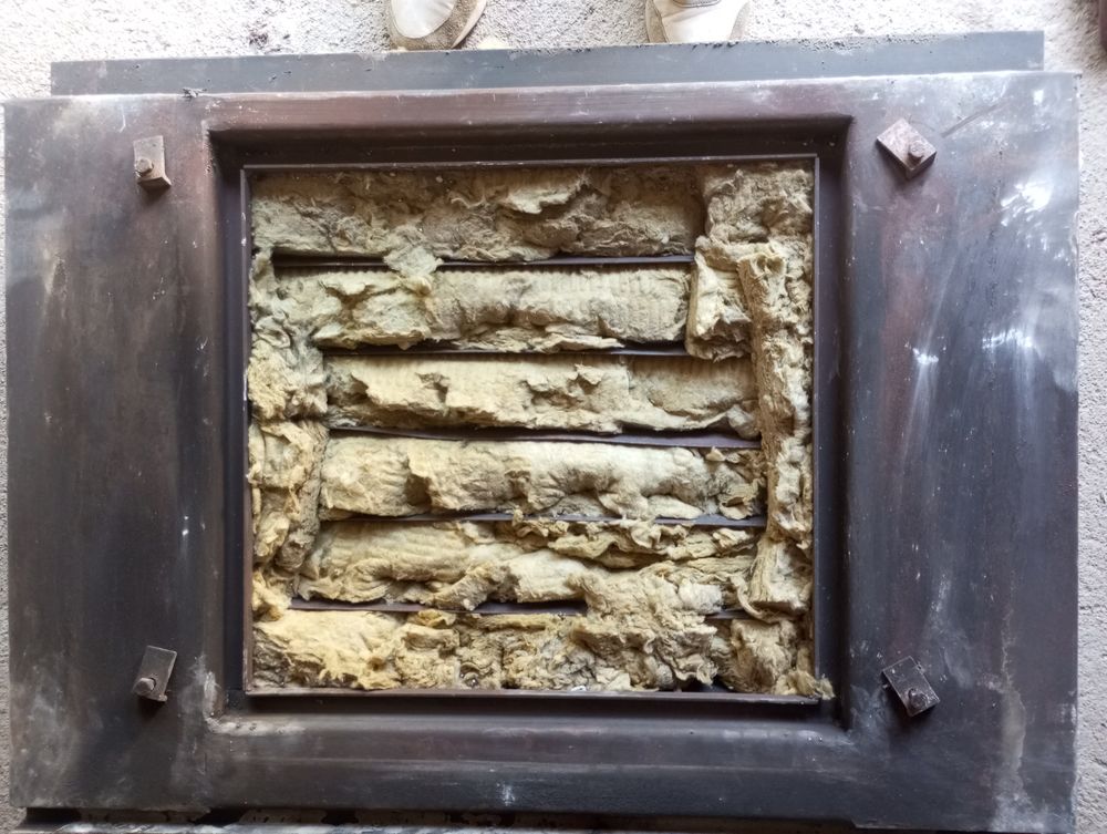 Plaque de chemin&eacute;e en fonte Décoration