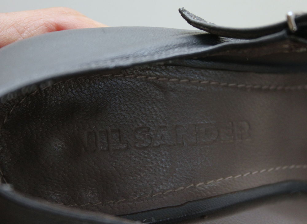 Escarpins Babies cuir JIL SANDER T.38 Chaussures