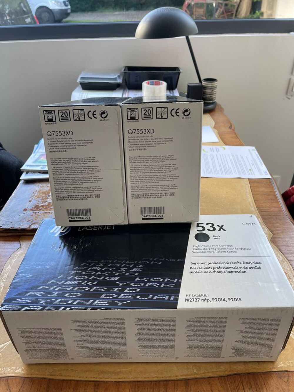 Toner laser HP laserjet 53x q7553 Noir Matériel informatique