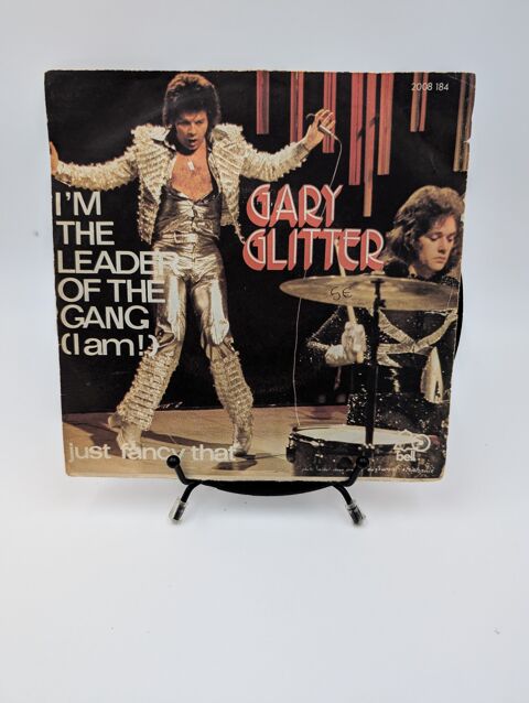 Vinyle 45 tours Gary Glitter : I'm the Leader of the Gang (I 2 Vulbens (74)