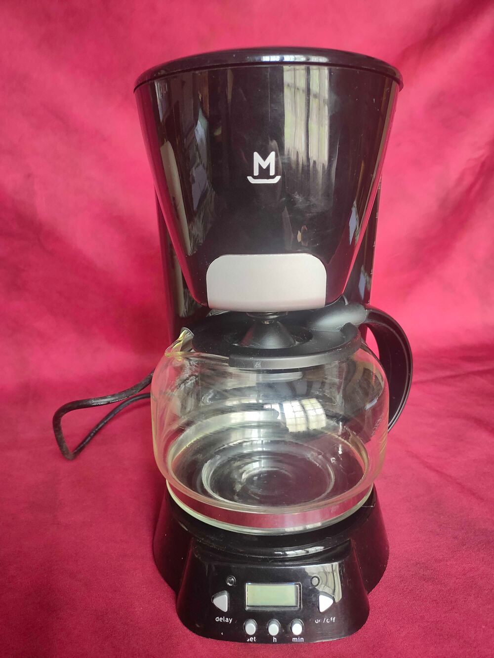 Cafeti&egrave;re noire &eacute;lectrique Electroménager