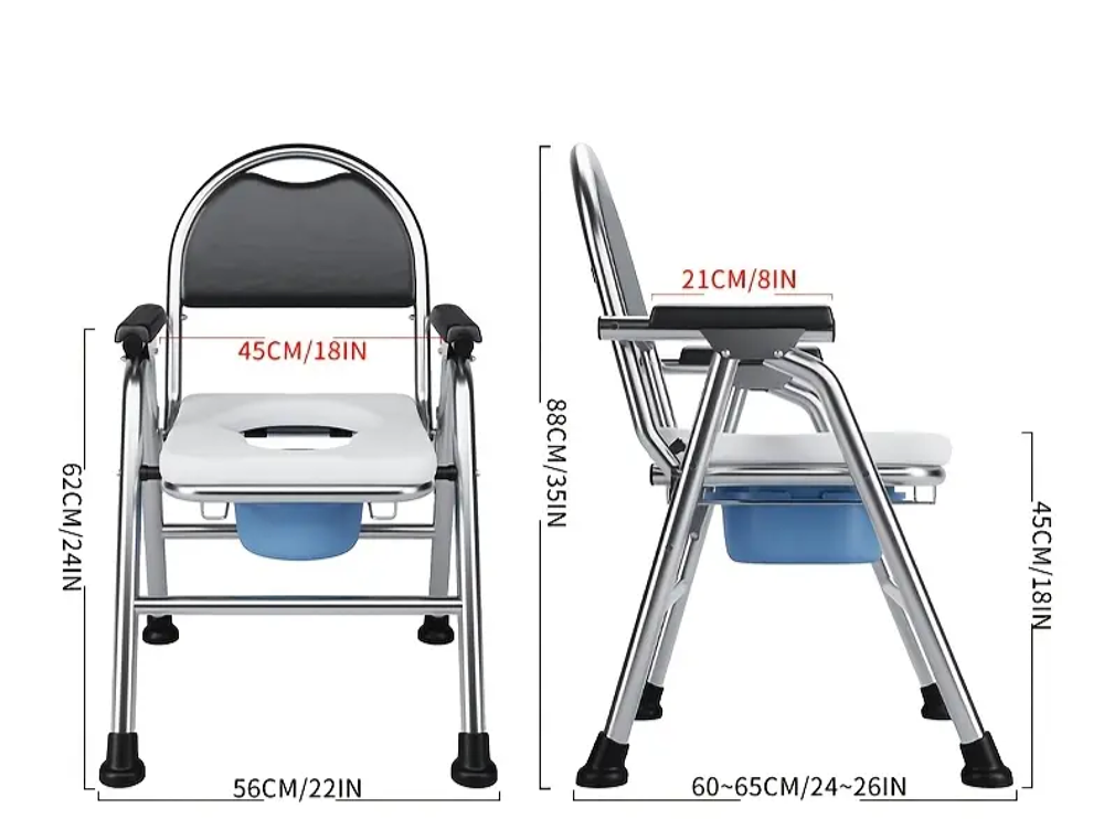 Chaise d'Aisance Personne &Acirc;g&eacute;e ou Handicap&eacute;e Meubles