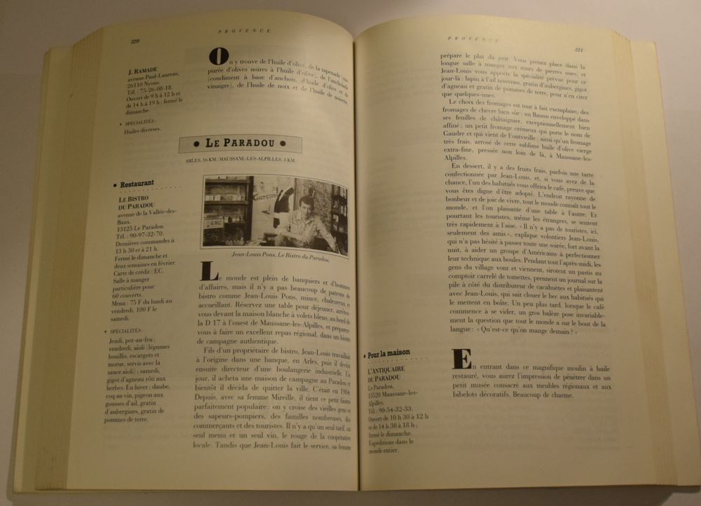 La France Gourmande - Patricia Wells 1987. Cuisine