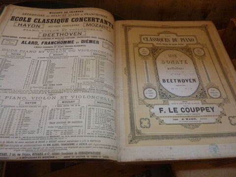 Partitions musique (25) anciennes 50 Saint-Mdard-en-Jalles (33)