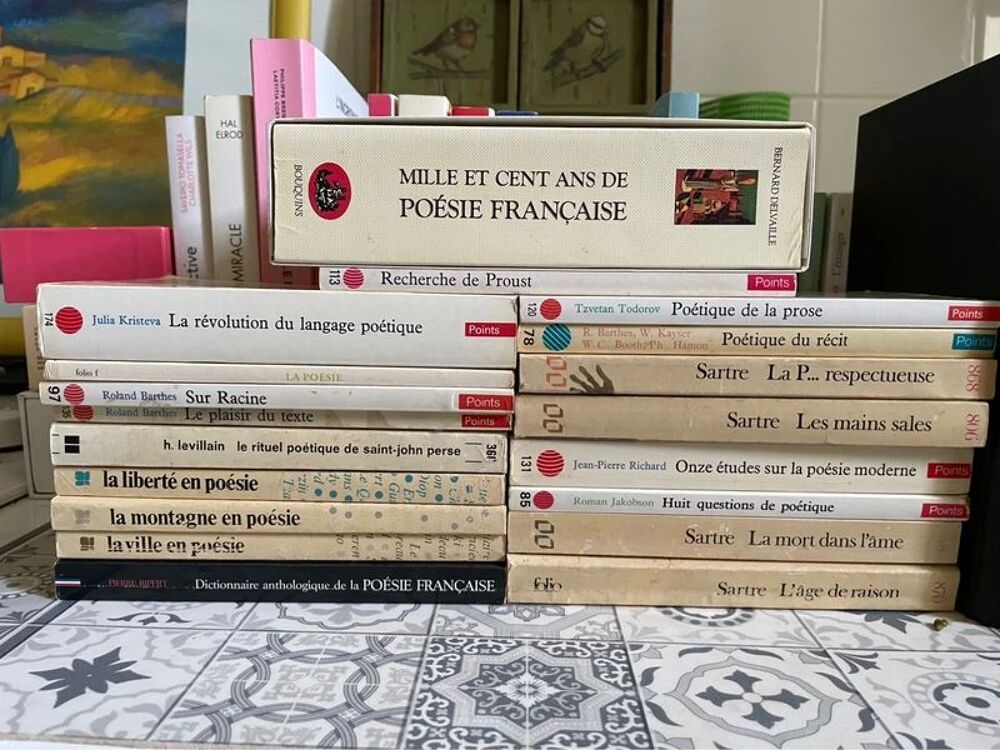 Po&eacute;sie et philosophie lot de 35 ivres Livres et BD