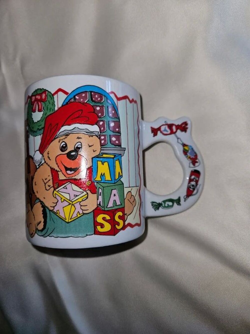 3 mugs rares vintage annee 1980 250ml 