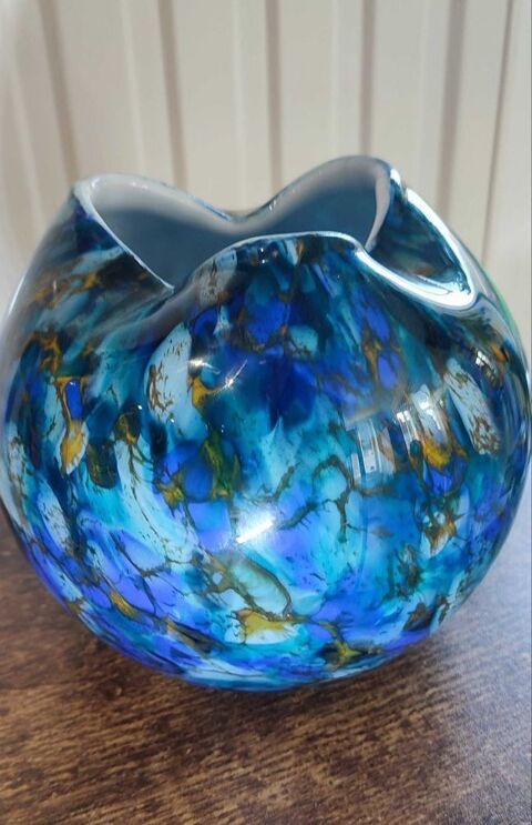 Vase boule par Hans Jurgen Richartz 190 Clermont (60)