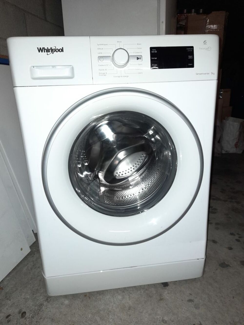 Lave linge Whirlpool 9 kg Electroménager