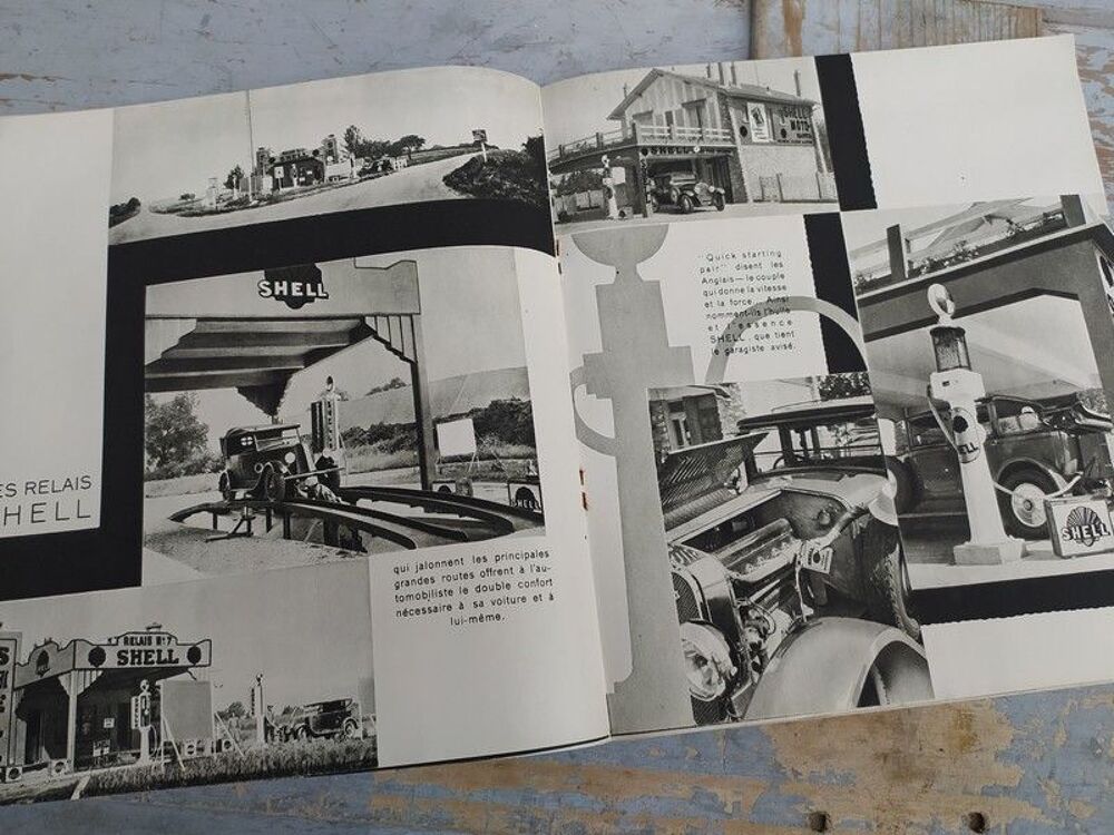 Livret Shell Histoire D'un Effort Humain Art D&eacute;co 1930

