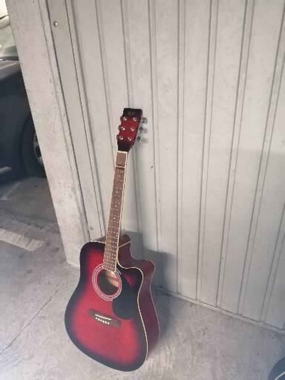 guitare sans cordes avec housse Instruments de musique