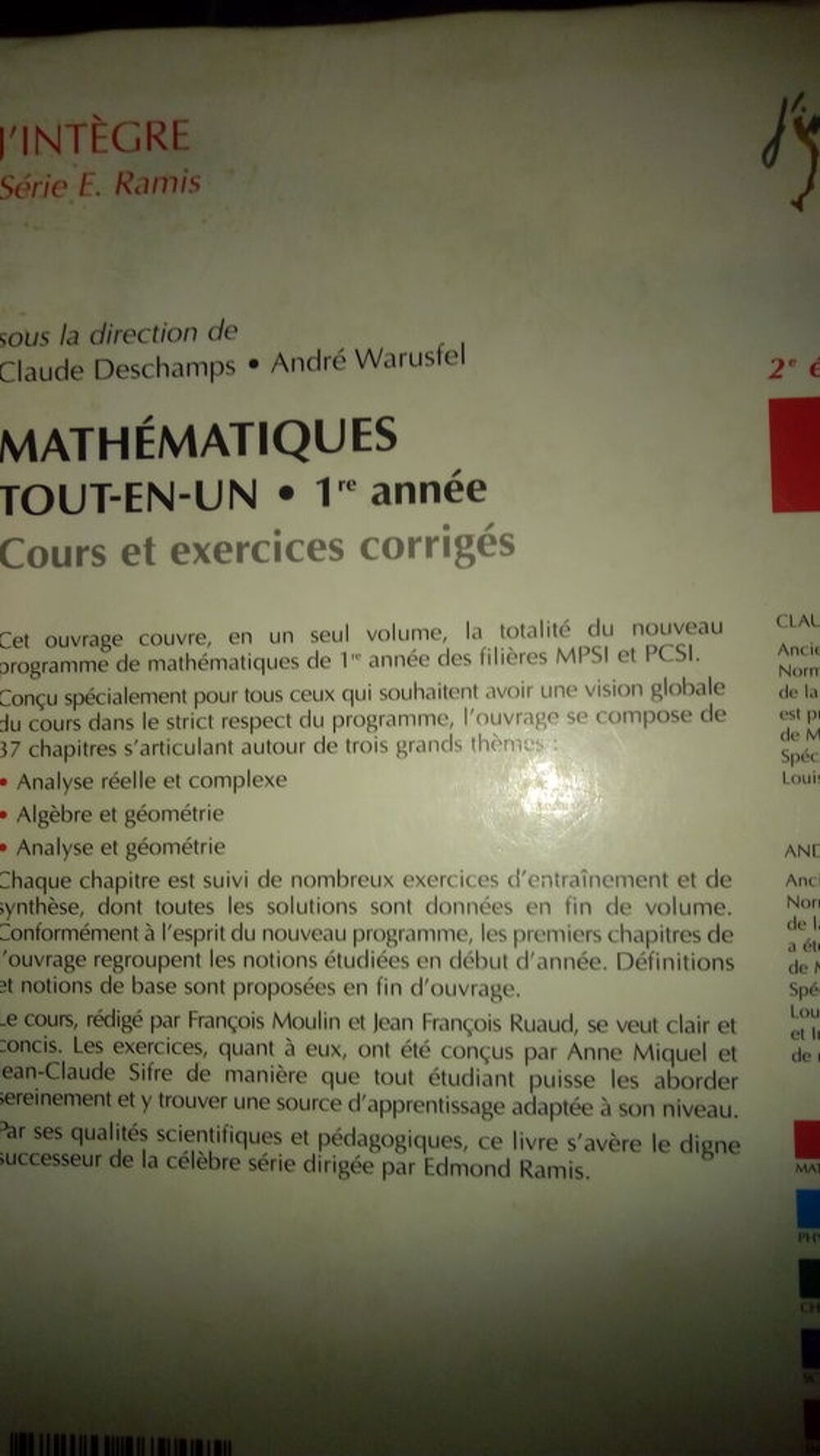 Livre math&eacute;matique Livres et BD