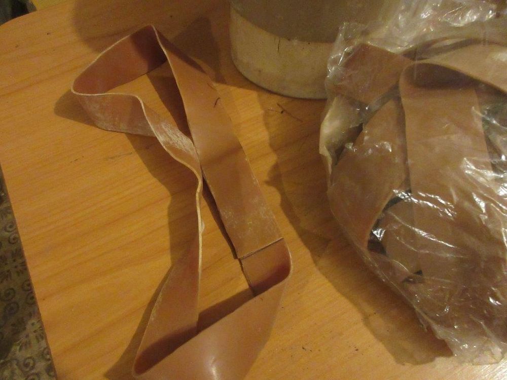 3 rouleaux de bandes de caoutchouc. Bricolage