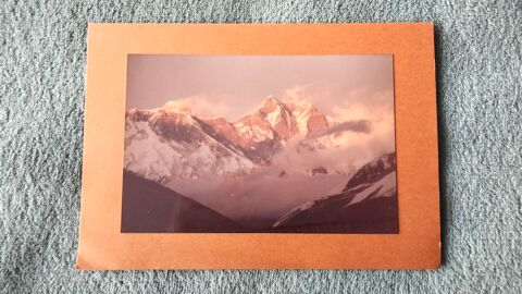 Carte postale artisanale vintage paysage montagne 3.5 Villeurbanne (69)