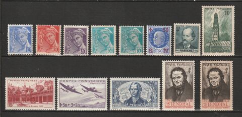 TIMBRES NEUFS** ANNEE 1942
20 Valros (34)