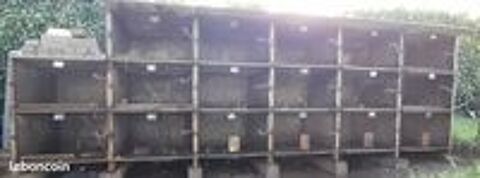   Clapier beton cage a lapins cailles poussin poule canetons.. 