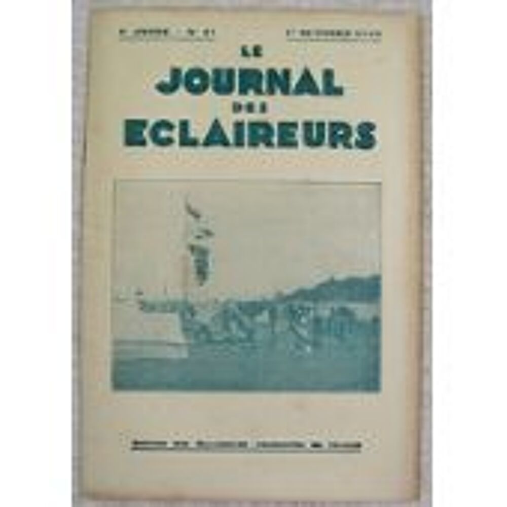 Revue Le journal des &eacute;claireurs 1929 - 1930 Livres et BD