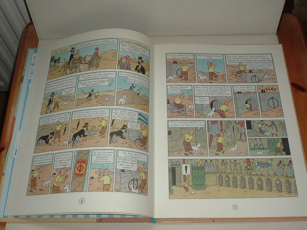 BD Tintin " Les Cigares du Pharaons " dos bleu Livres et BD