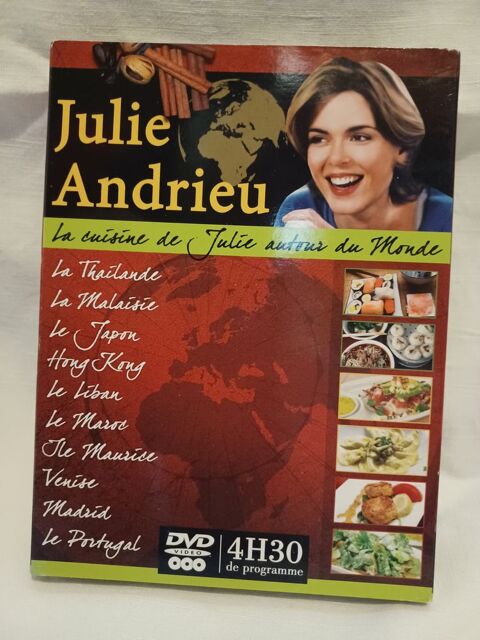 Coffret de 3 DVD de J. Andrieu   La cuisine autour du Monde  5 Montigny-Lencoup (77)