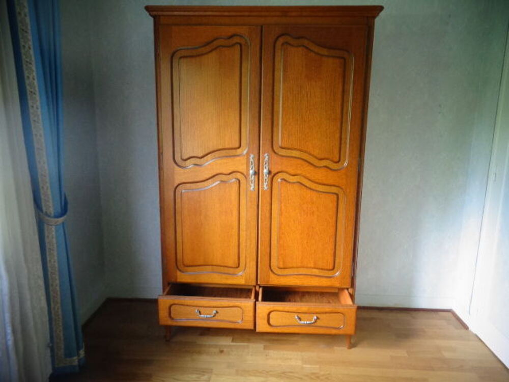 ARMOIRE 2 Portes &amp; 2 Tiroirs Meubles