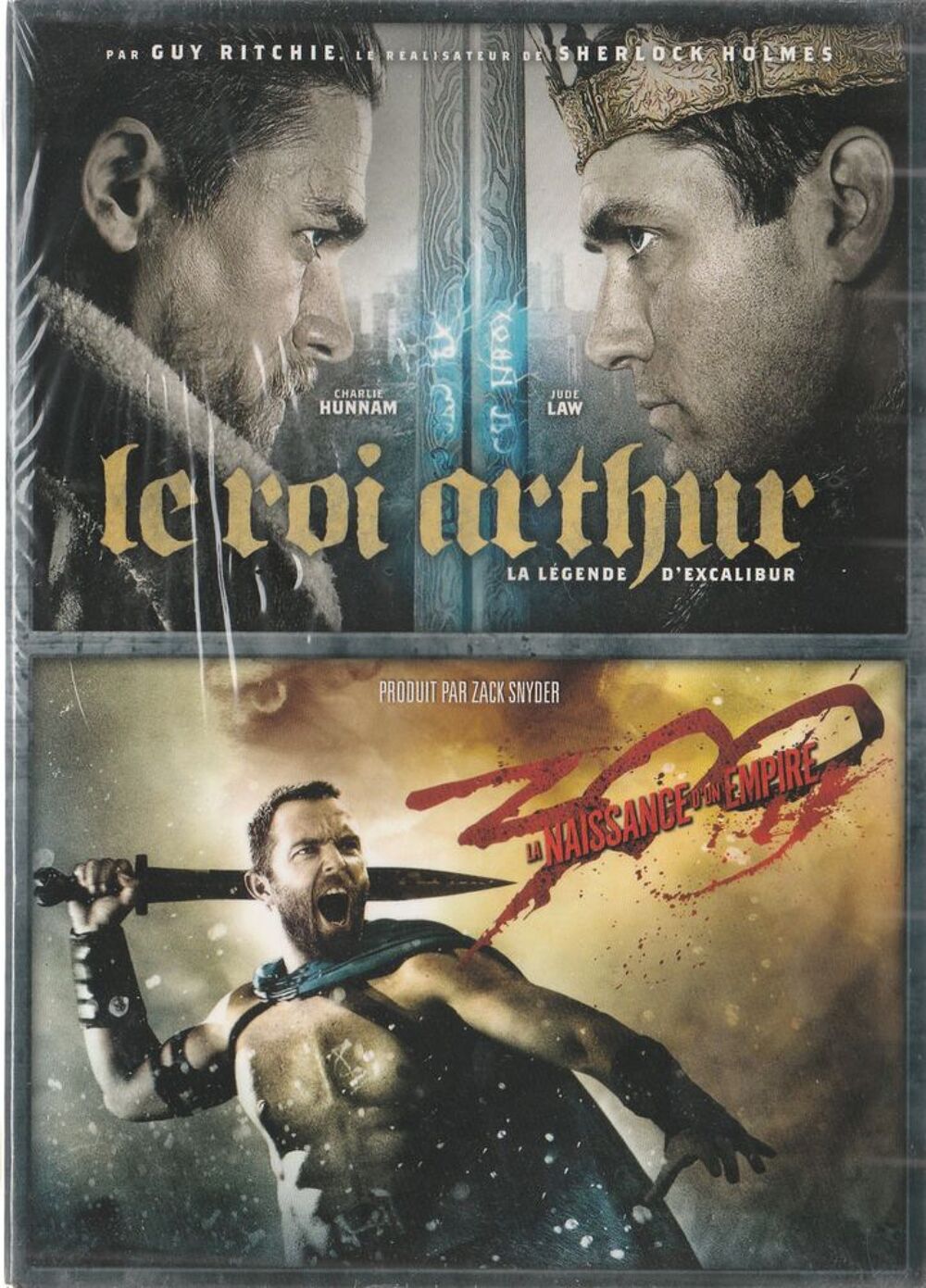 300 la naissance d'un empire et le Roi Arthur DVD et blu-ray