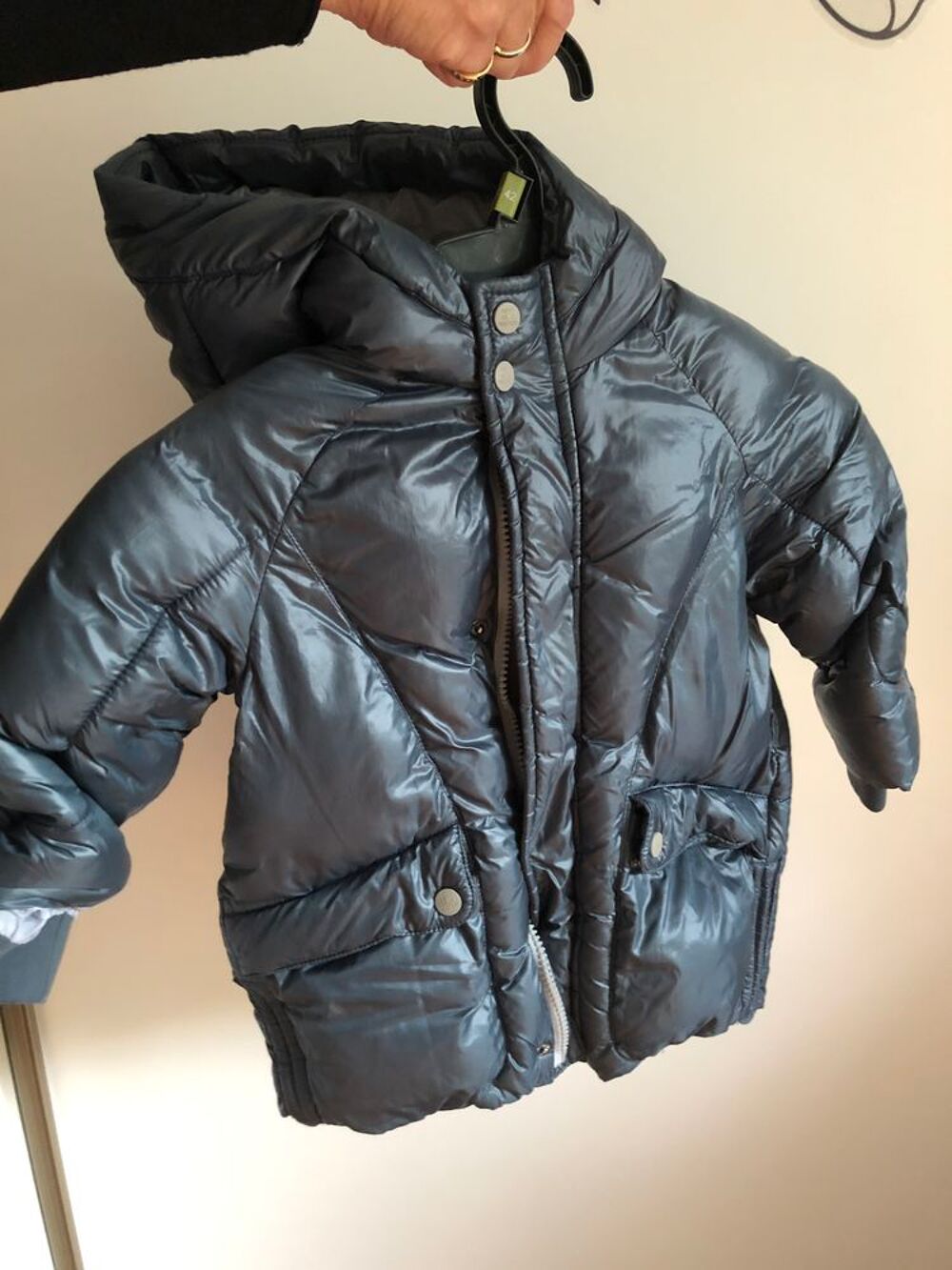 Blouson ZARA taille 98 pour enfant de 2/3 ans gris/bleu Vtements enfants