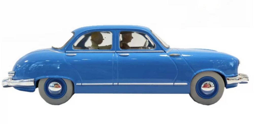 Tintin le taxi Panhard Dyna Z (coke en stock) 1/24
