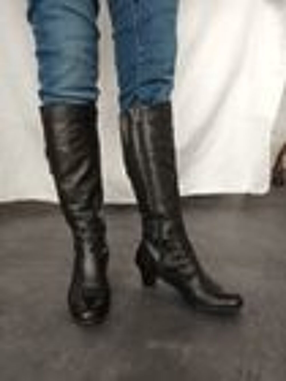 Bottes noires Femme en cuir - T.37 Chaussures