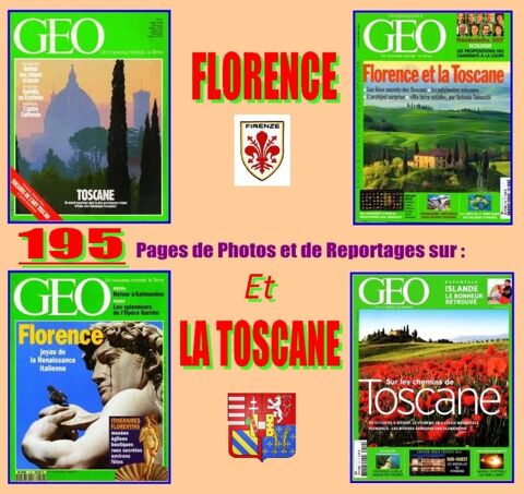 FLORENCE ET LA TOSCANE - géo - ITALIE 15 Lyon 8 (69)
