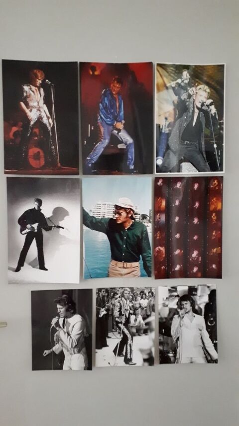 JOHNNY HALLYDAY  - Photos diff�rents formats 0 Villemomble (93)