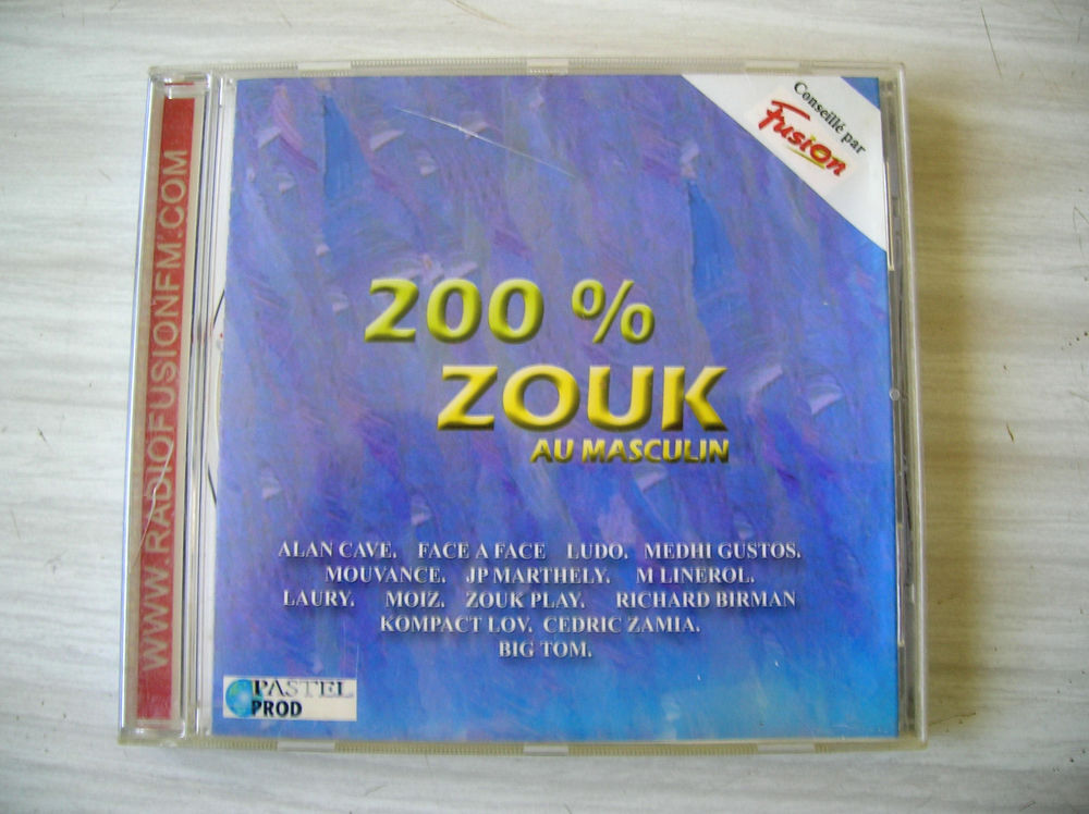 200% ZOUK au masculin CD et vinyles