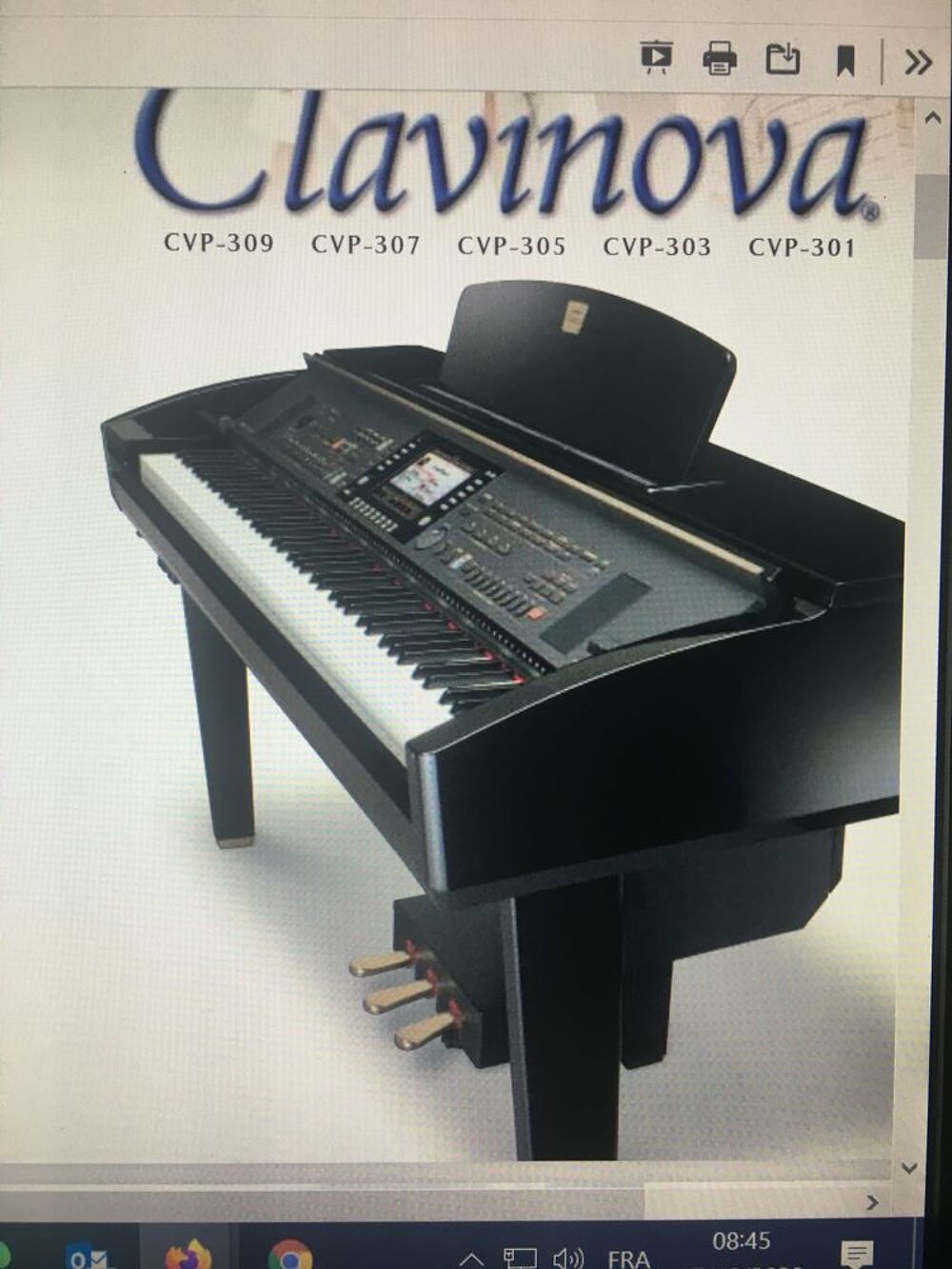 piano Clavinova 307 Instruments de musique