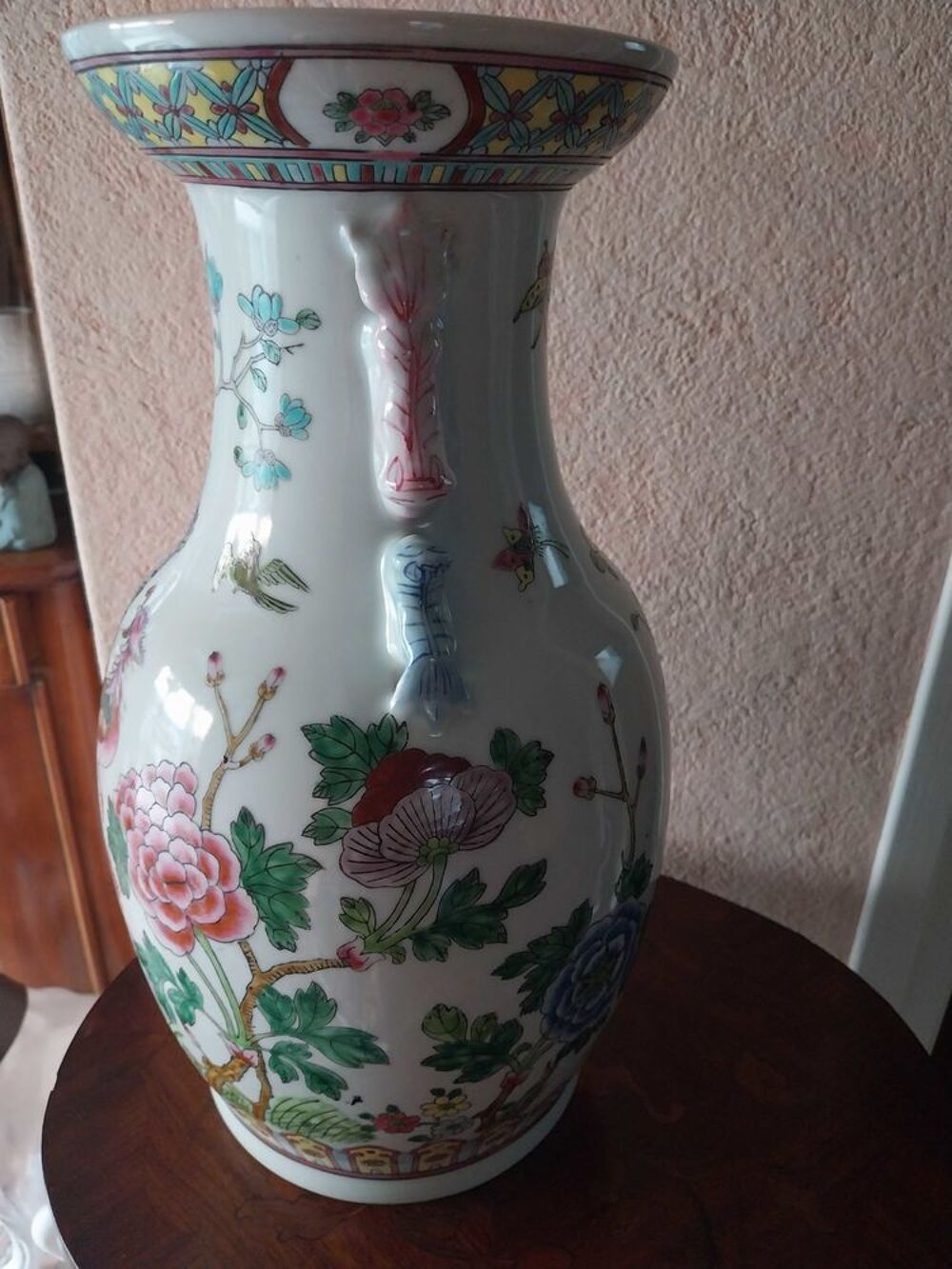 Grand vase chinois en ceramique Décoration