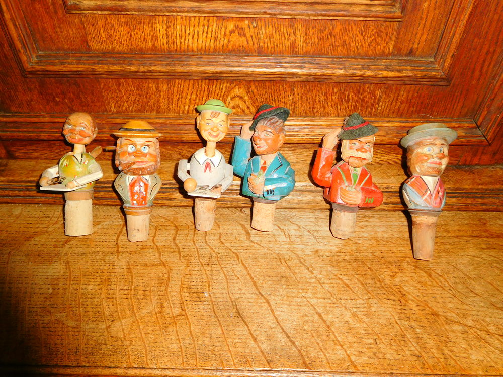 bouchons artisanaux anciens articul&eacute;s-automatis&eacute;s 