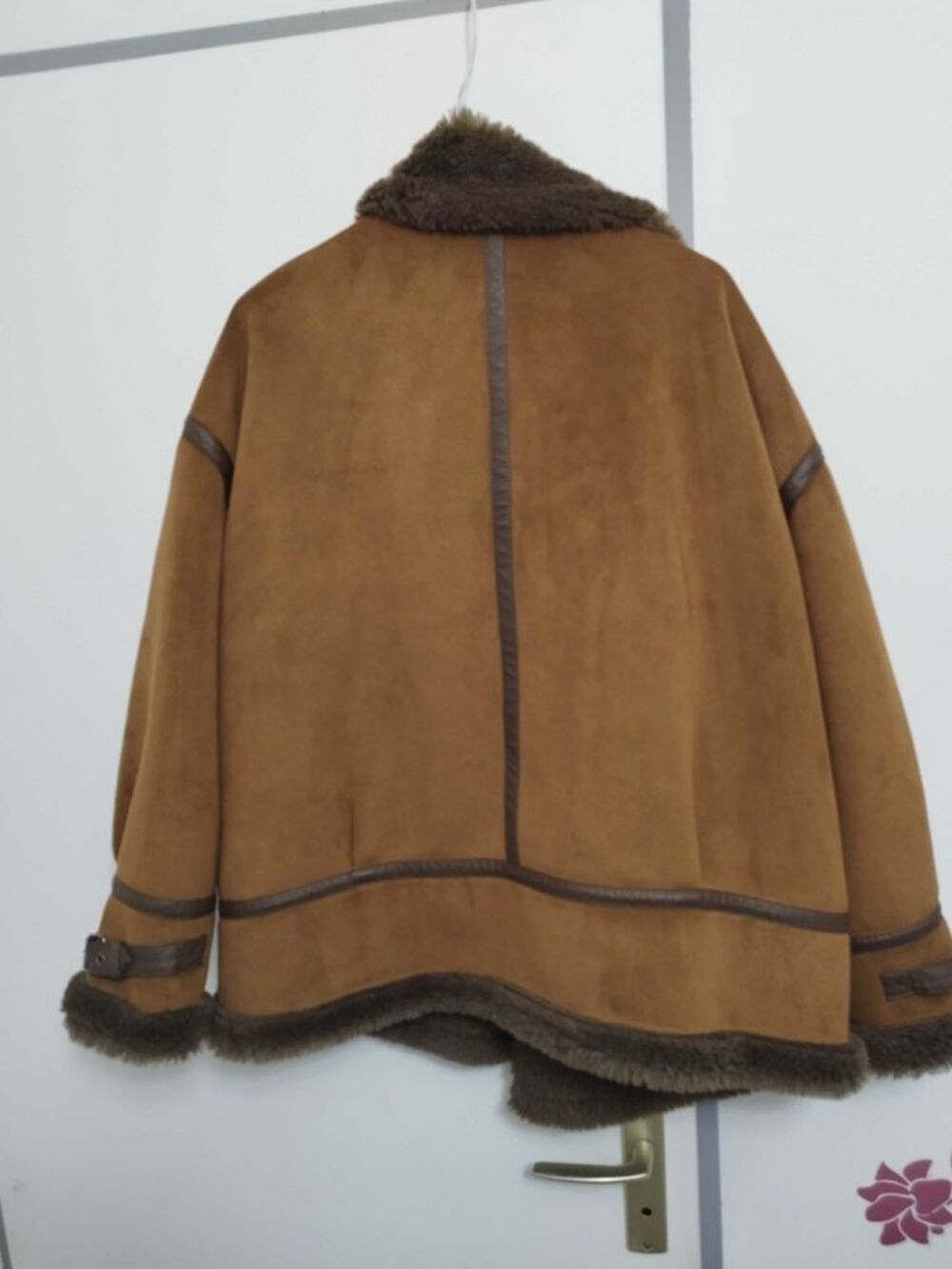 Blouson d'hiver femme Cama&iuml;eu fourrure &agrave; l'int&eacute;rieur taille xl Vêtements