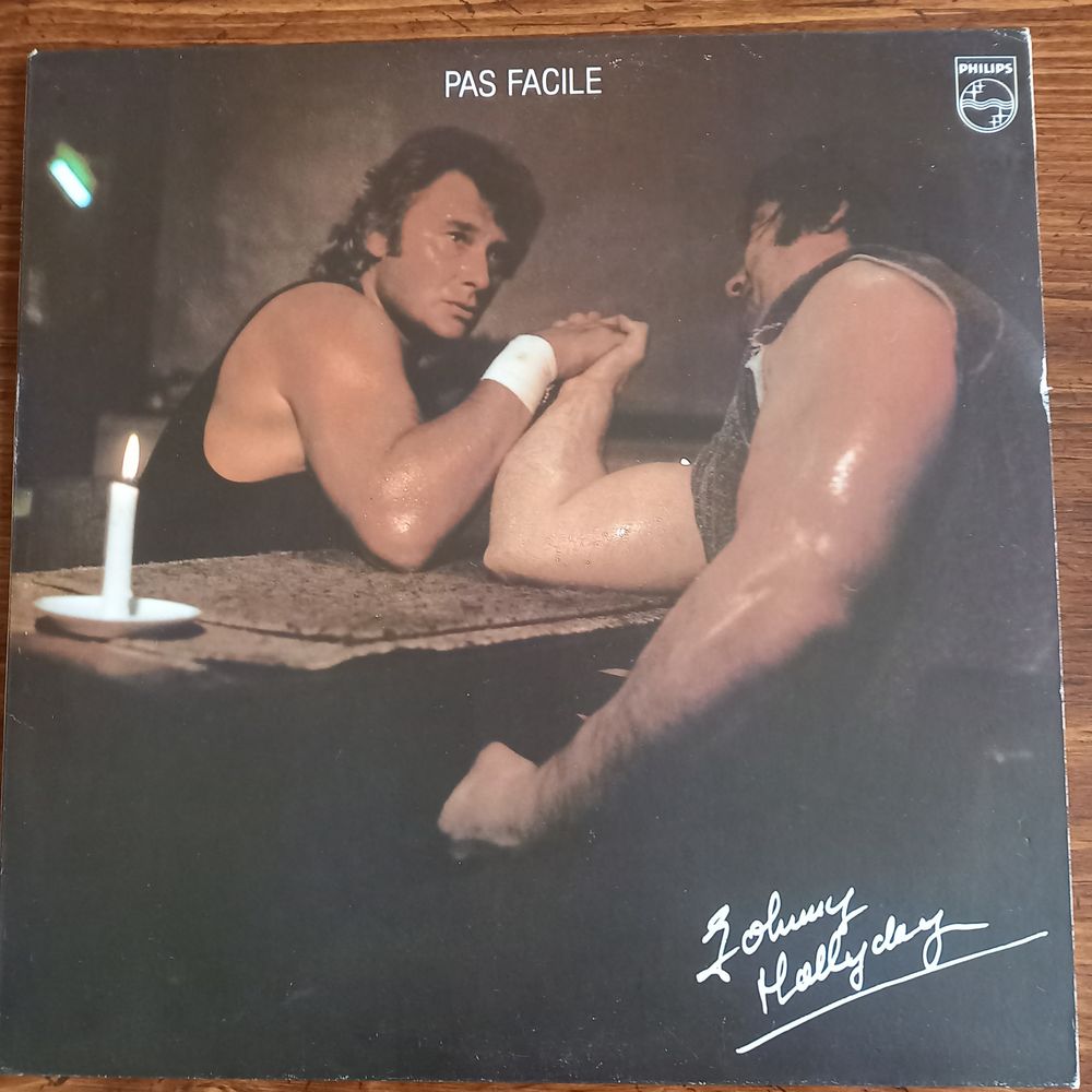 Disque 33 tours JOHNNY HALLYDAY pas facile CD et vinyles