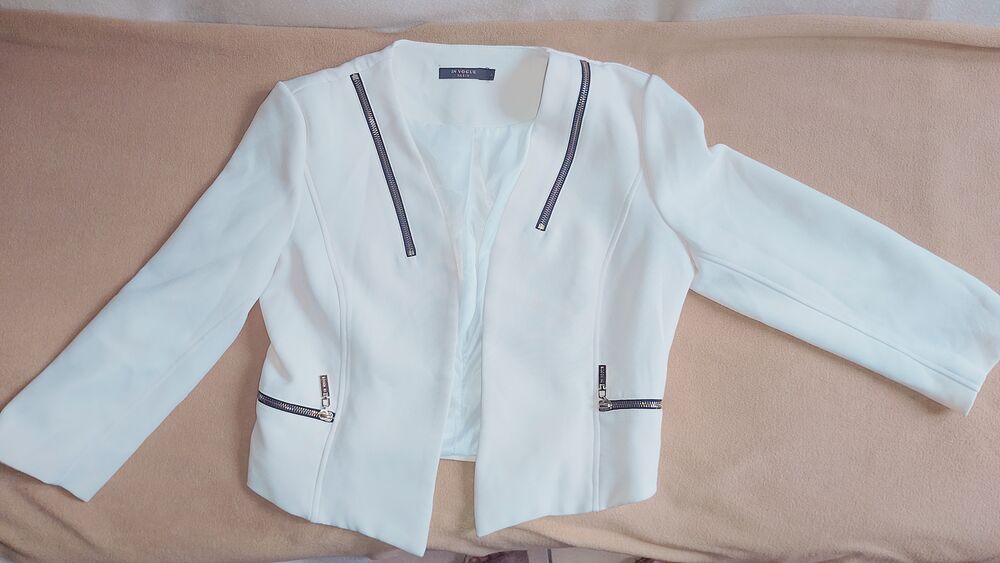 veste blanche Vêtements