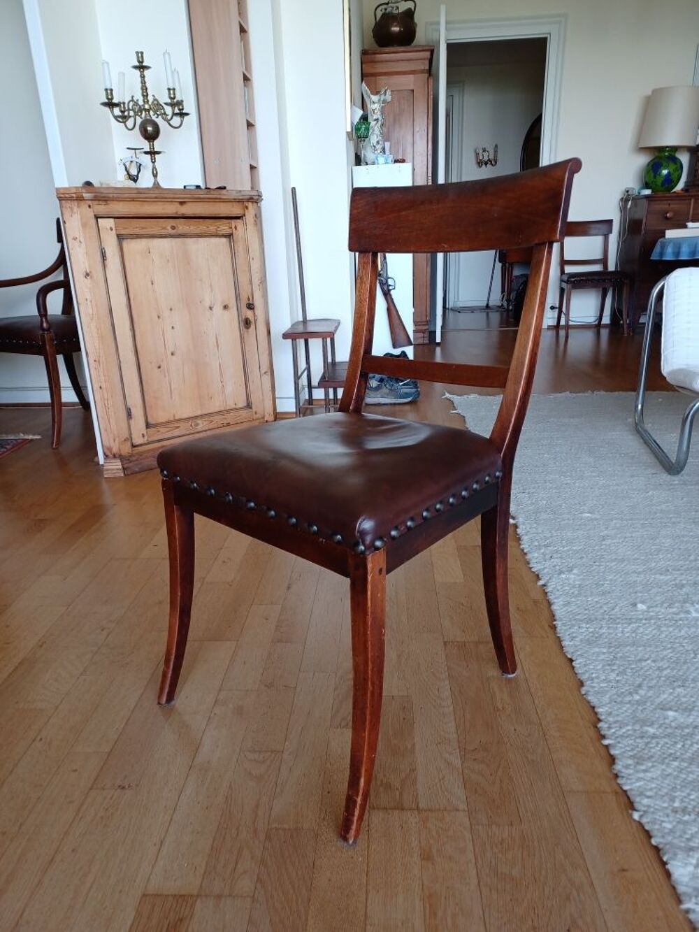 8 Chaises style directoire d&eacute;but 20ieme si&egrave;cle Meubles