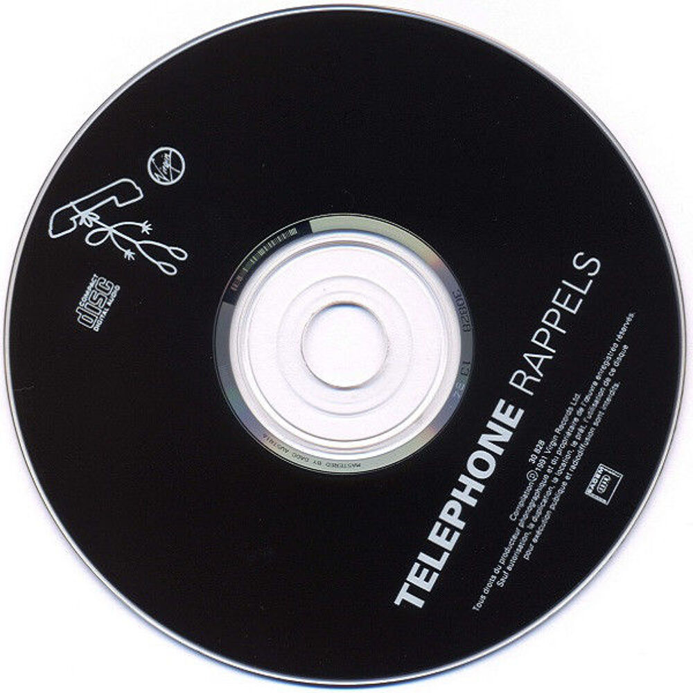 CD T&eacute;l&eacute;phone ?? Rappels(&eacute;tat neuf) CD et vinyles