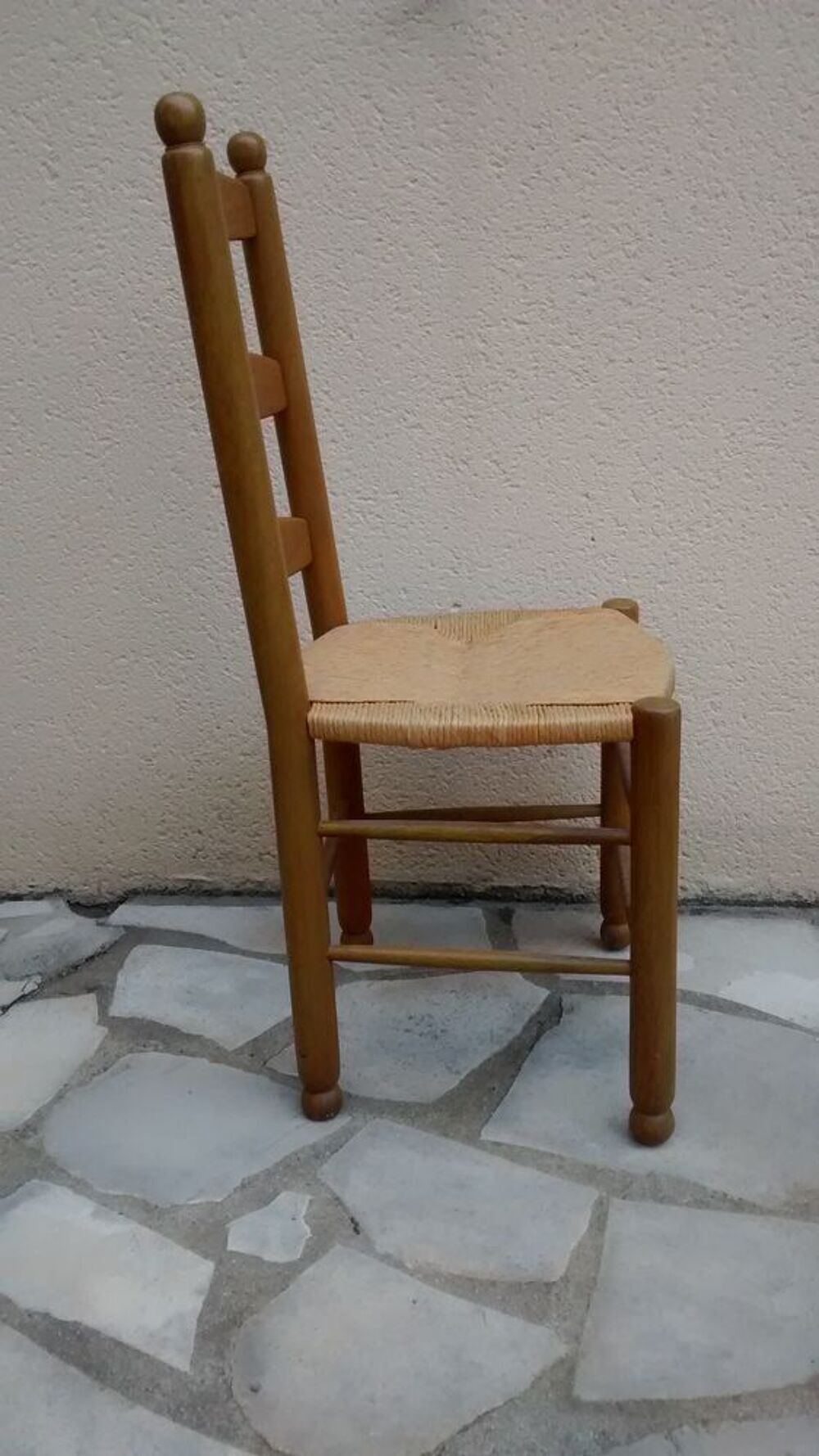 Chaises paill&eacute;e en h&ecirc;tre massif Meubles