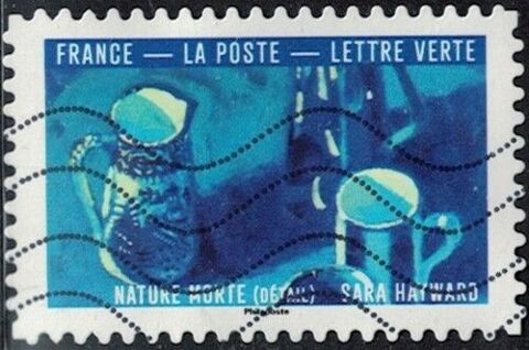 France 2026 Oblitéré Used Le Bleu dans l'Art Nature morte dé Chesny (57)