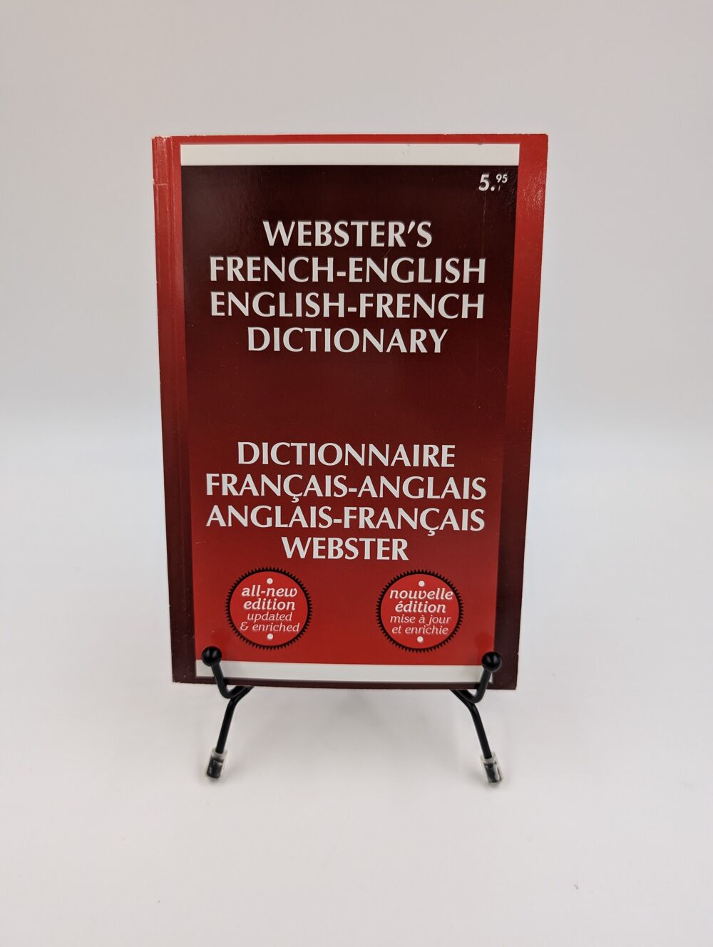 Livre Dictionnaire Fran&ccedil;ais-Anglais Anglais-Fran&ccedil;ais Webster Livres et BD