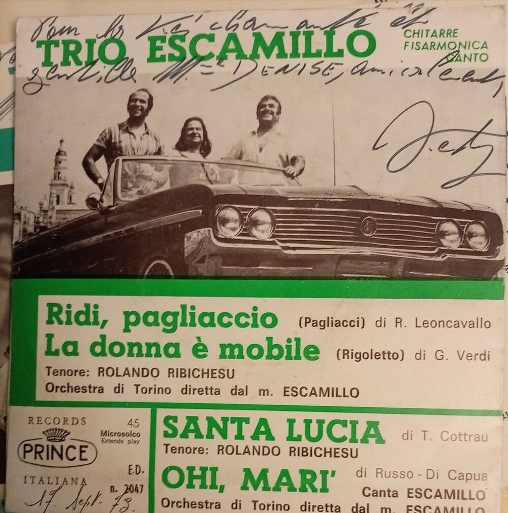 TRIO ESCAMILLO / 3 X DISQUES VYNIL 45 TOURS/ CD et vinyles