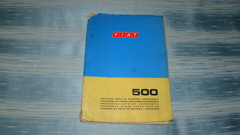 Catalogue de pièces détachées carrosserie FIAT 500  éd. 1971 50 Gargenville (78)
