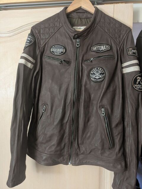 blouson en cuir moto Pignans (83)
