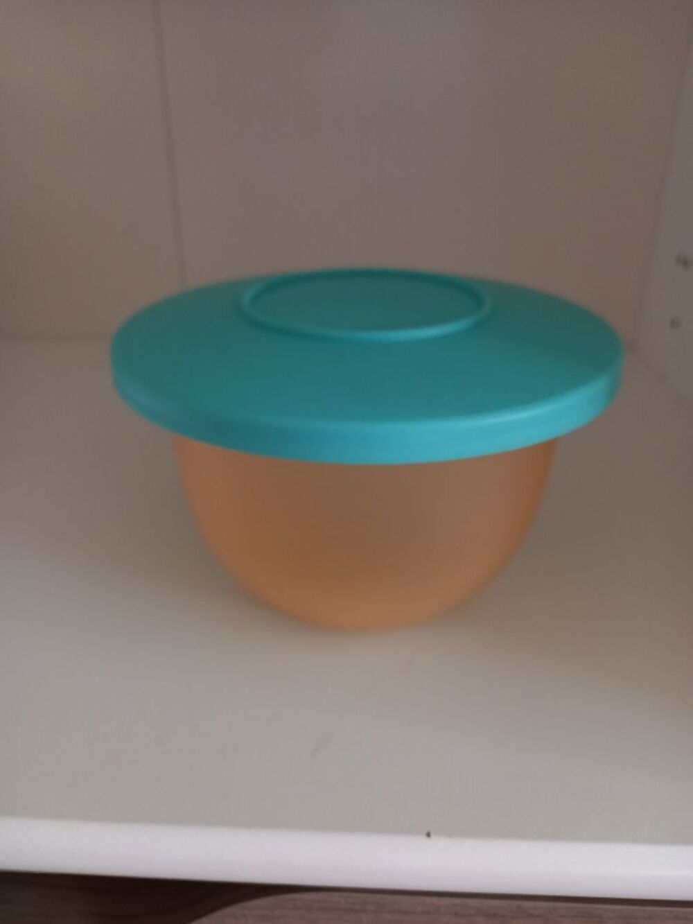 Bol flash Tupperware vert et orange Décoration