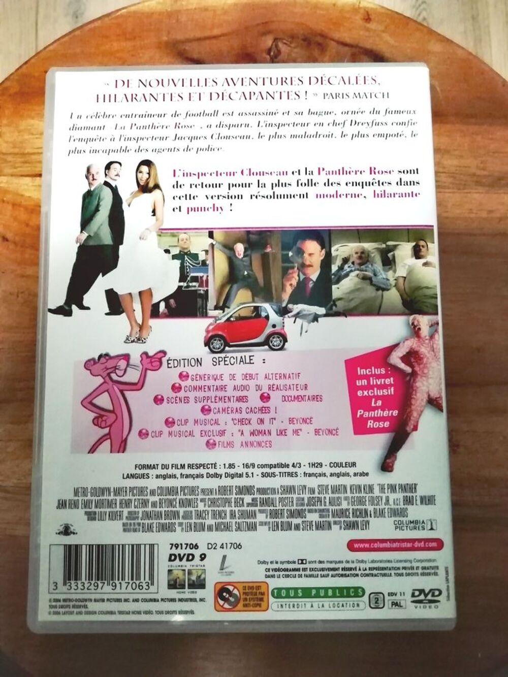 La Panth&egrave;re Rose Dvd Jean Reno Steve Martin Beyonc&eacute; Knowles DVD et blu-ray